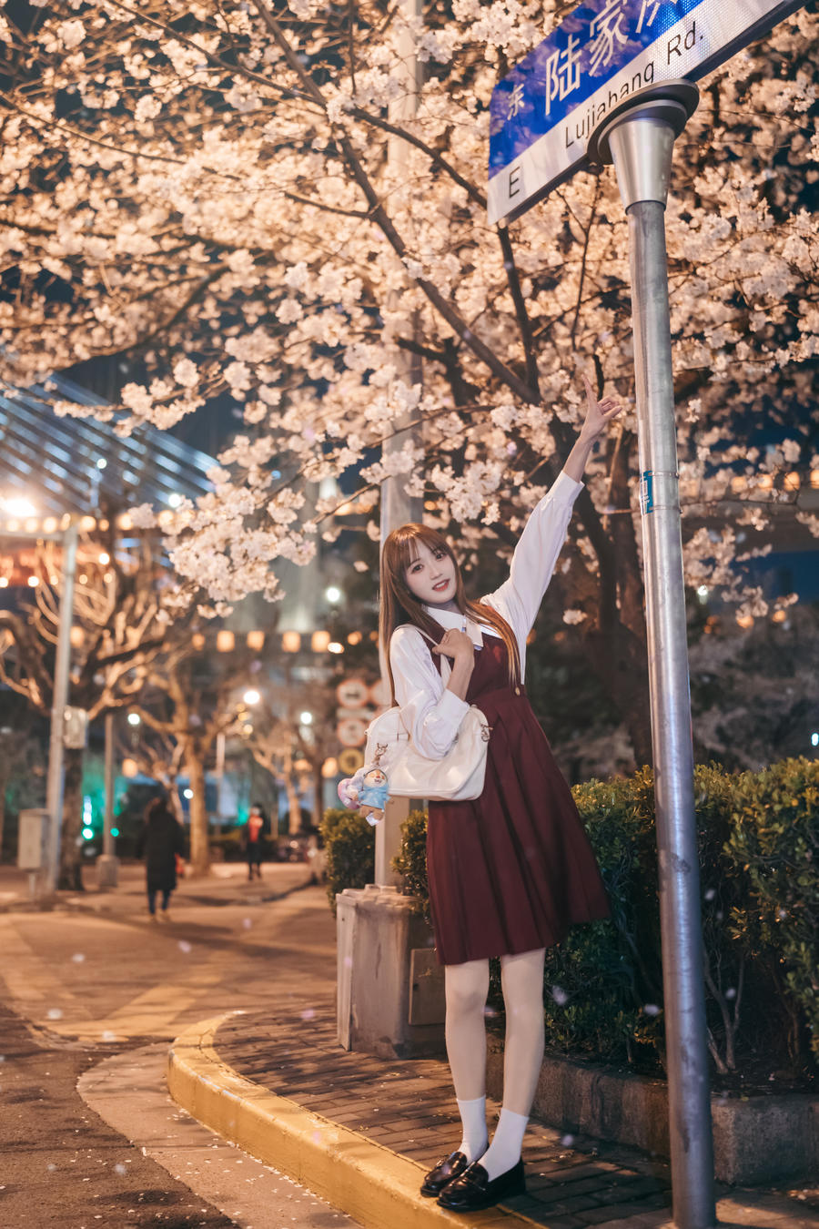 邂逅樱花雨_兔子Zzz不吃胡萝卜 – 写真美图作品在线欣赏