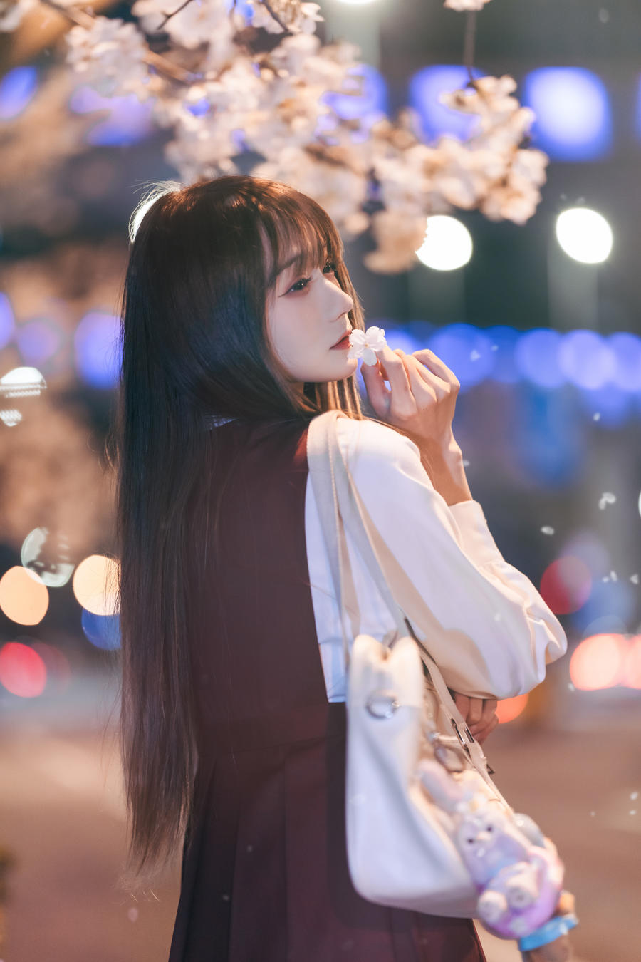邂逅樱花雨_兔子Zzz不吃胡萝卜 – 写真美图作品在线欣赏