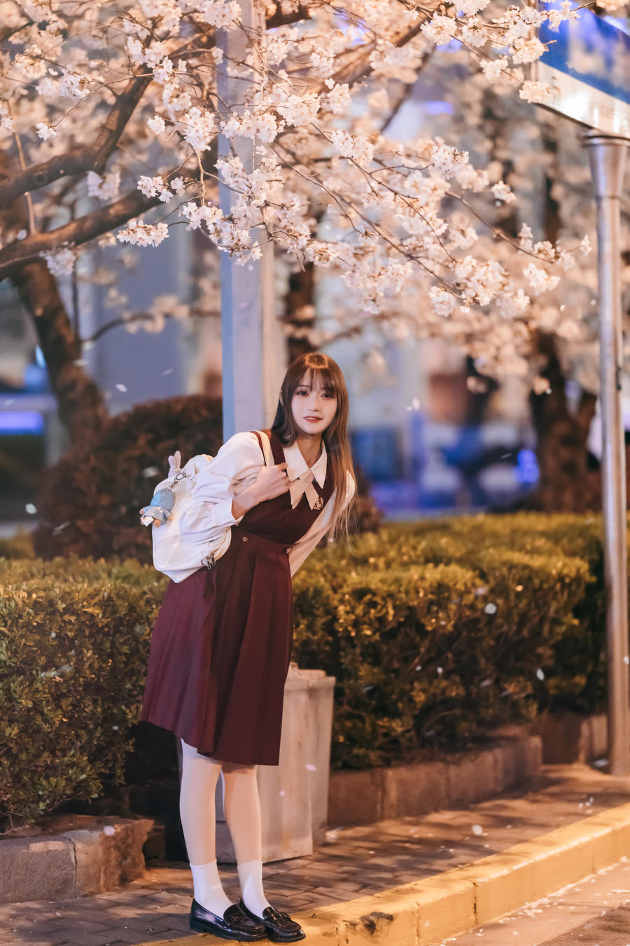 邂逅樱花雨_兔子Zzz不吃胡萝卜 – 写真美图作品在线欣赏