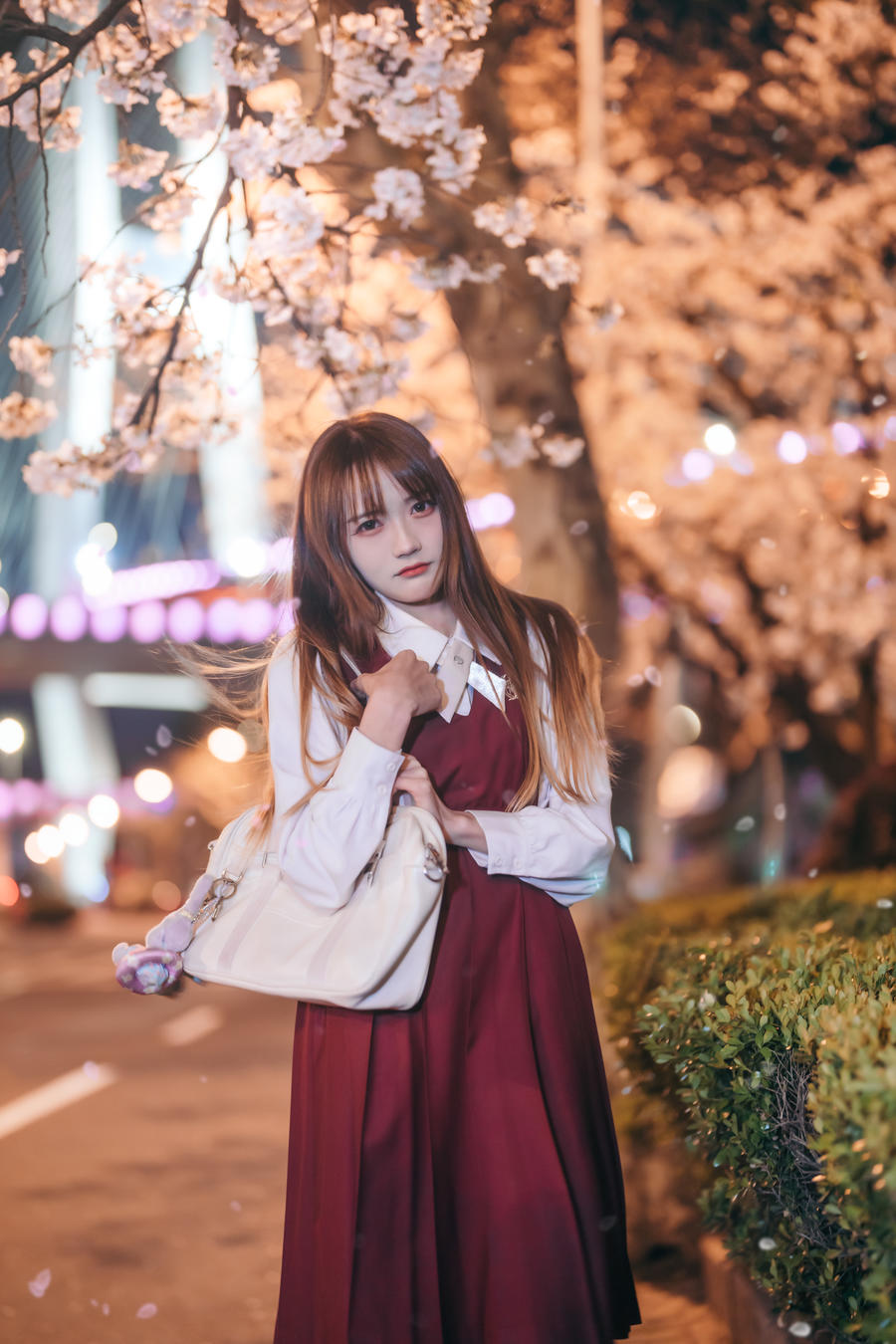 邂逅樱花雨_兔子Zzz不吃胡萝卜 – 写真美图作品在线欣赏