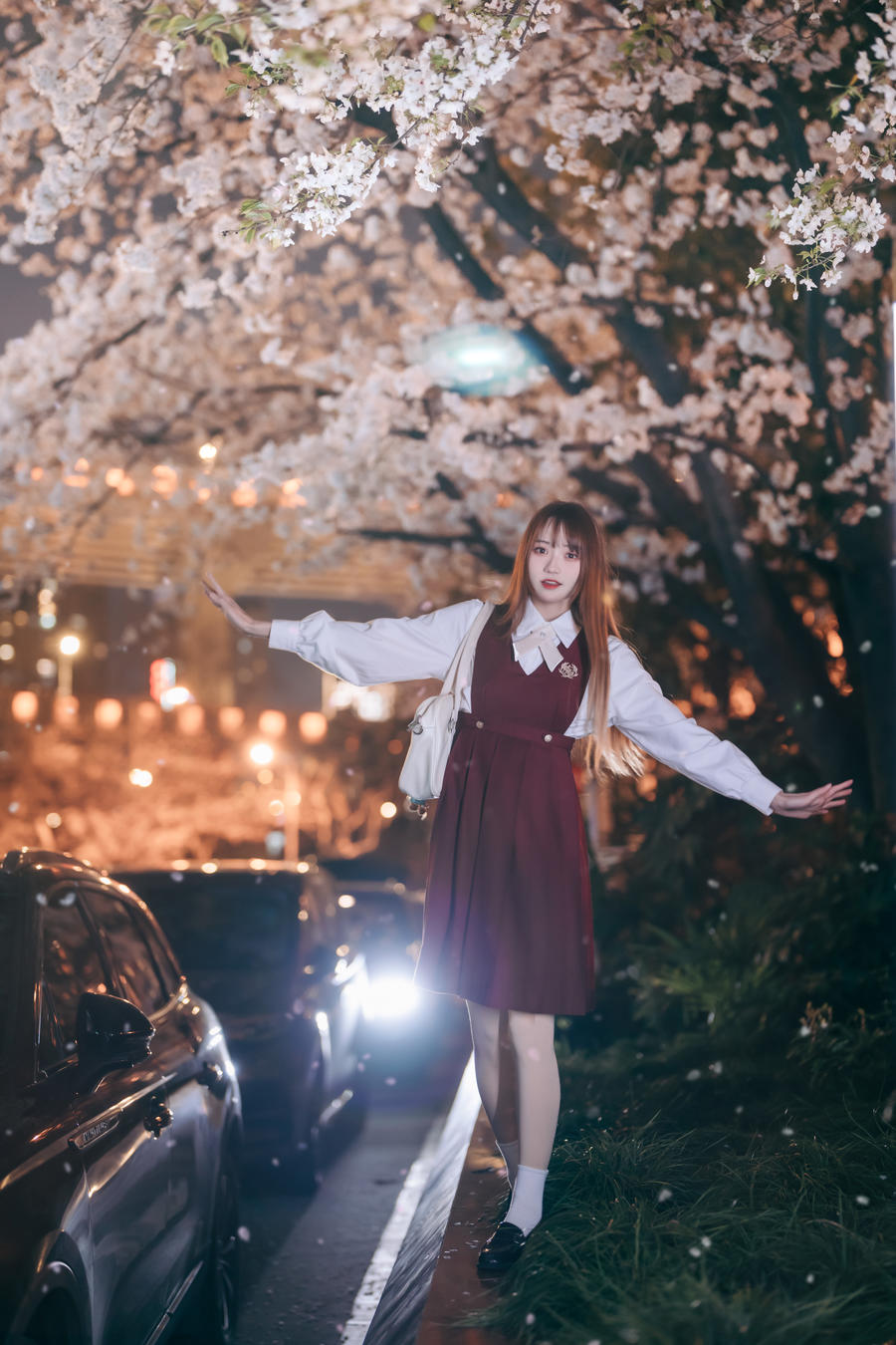 邂逅樱花雨_兔子Zzz不吃胡萝卜 – 写真美图作品在线欣赏