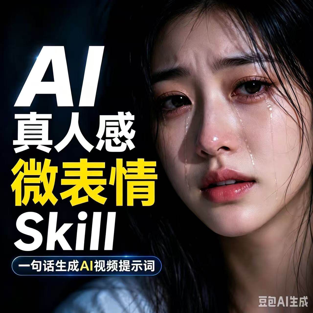 Skills｜真人感微表情AI视频Skill｜情绪表演时间轴 + 视频提示词素材库