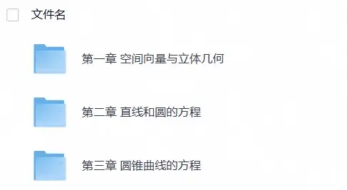 【上好课】高二数学单元复习系列（人教A版选择性必修第一册）